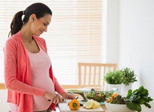 chế độ ăn uống của bà bầu