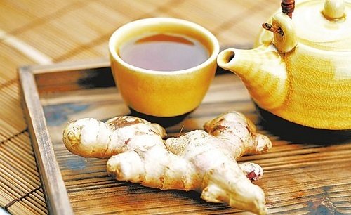 trà gừng giảm nhanh chứng ợ hơi