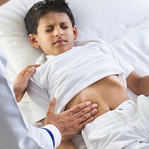 Trẻ bị đau dạ dày