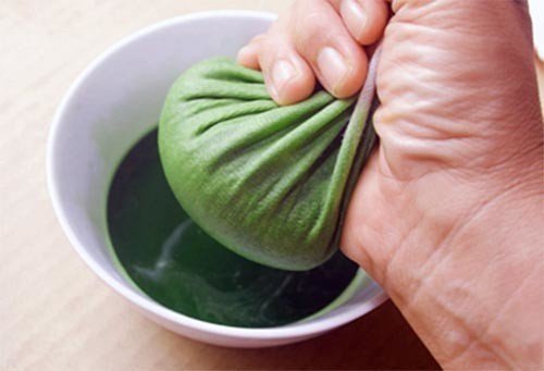 Nước ép lá mơ lông chữa bệnh đau dạ dày